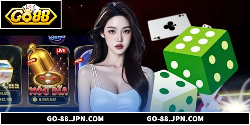 Sảnh xóc đĩa Go88 mang đến trải nghiệm cược chuyên nghiệp